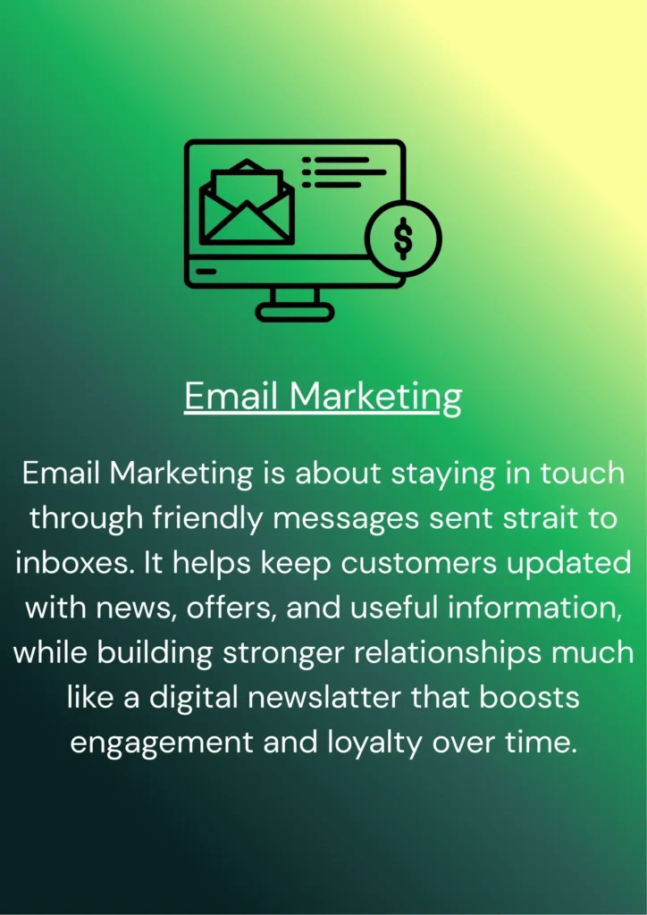 this image explains about email marketing