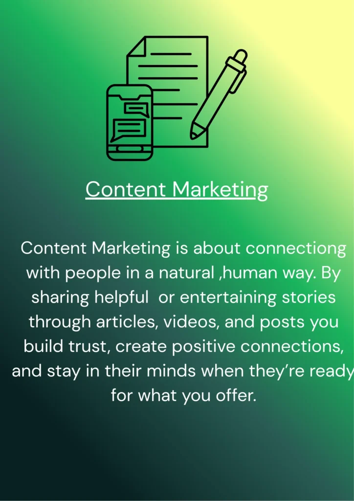 this image explains about content marketing